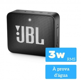 CAIXA JBL BLUETOOTH GO2 3W RMS AZUL MARINHO/PRETO